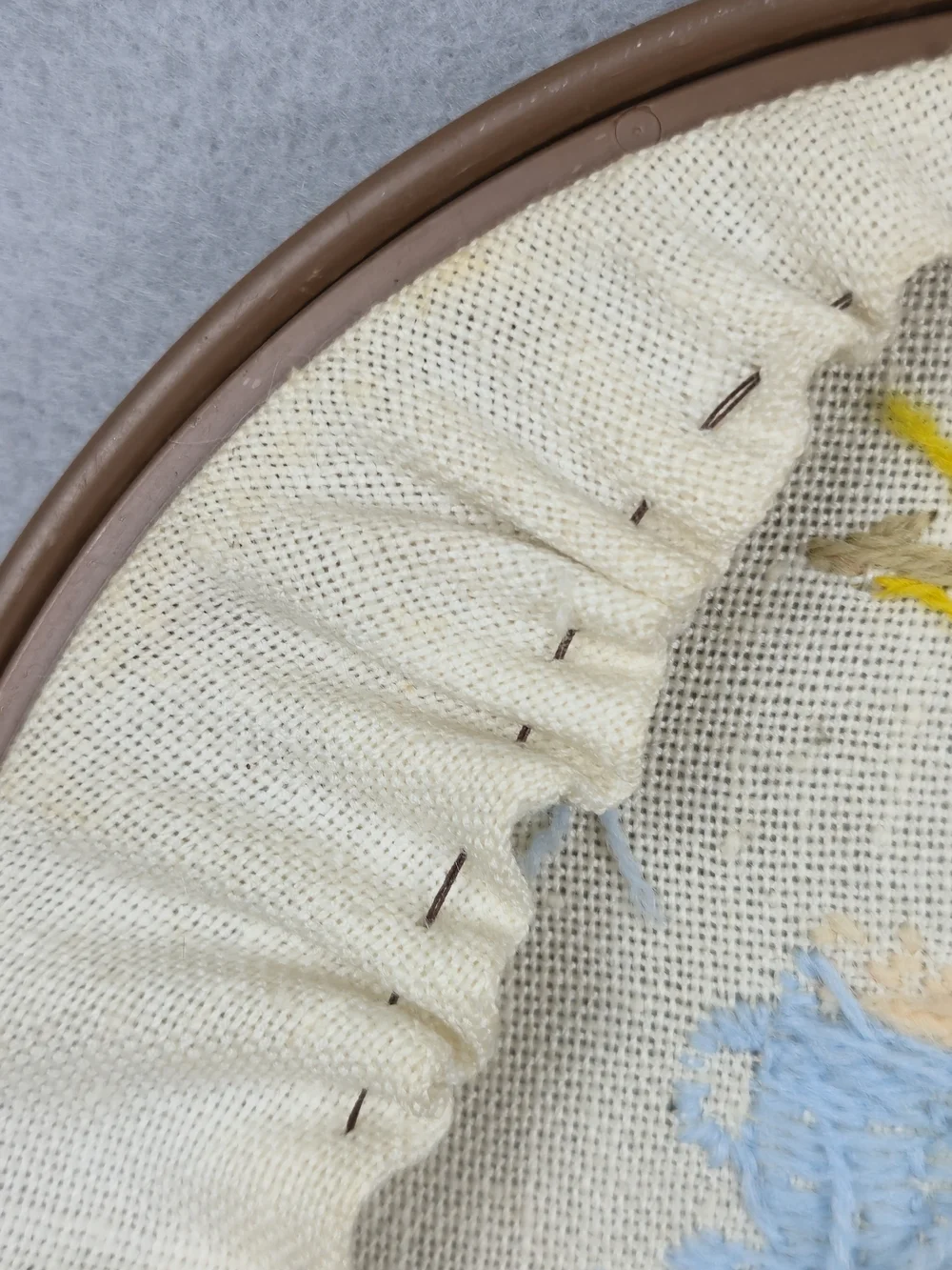 Vintage Embroidery Hoop Wall Decor Set - Girl Boy Country Garden 6